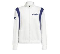 Felpa da tennis da donna Diadora L. FZ - optical white - Bianco (S)