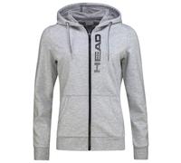 Felpa da tennis da donna Head Club Greta Hoodie FZ W - Grigio L