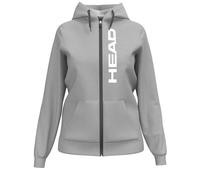 HEAD Club Orginal FZ - Felpa da Donna, Colore: Grigio Melange