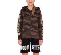 Felpa da tennis da donna Hydrogen Do It Better FZ - camouflage - Marrone, Verde (L)