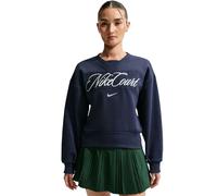 Felpa da tennis da donna Nike Court Collection Crew-Neck - midnight navy/sail - Blu (XS)