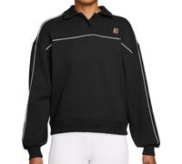 Felpa da tennis da donna Nike Court Collection Heritage Fleece - black/white - Nero (M)