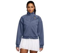 Felpa da tennis da donna Nike Court Heritage Windrunner - diffused blue - Blu (L)