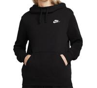 Felpa da tennis da donna Nike Sportswear Club Fleece Funnel Hoodie - black/white - Nero (XS)