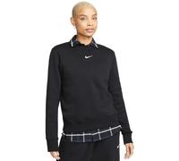 NIKE DQ5751-010 Sportswear Phoenix Fleece Maglia Lunga Donna Black/Sail Taglia L
