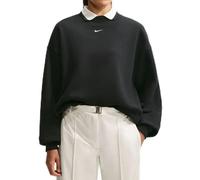 Felpa da tennis da donna Nike Studio Fleece Medium Weight Oversized Crew - black/white - Nero (M)