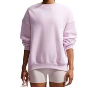 Felpa da tennis da donna Nike Studio Fleece Medium Weight Oversized Crew - bleached lilac/sail - Viola (XS)
