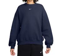 Felpa da tennis da donna Nike Studio Fleece Medium Weight Oversized Crew - midnight navy/sail - Blu (S)