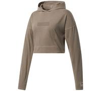 Felpa da tennis da donna Reebok Les Mills Natural Dye Lightweight W - boulder grey - Grigio (XS)