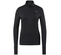 Felpa da tennis da donna Reebok Workout Running 1/4 Zip W - Nero (XS)