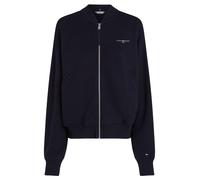 Felpa da tennis da donna Tommy Hilfiger Cropped Mini Corp Bomber - Nero (L)