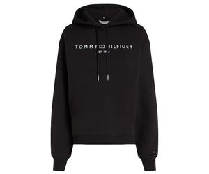 Felpa da tennis da donna Tommy Hilfiger Modern Regular Corp Logo - Nero (L)