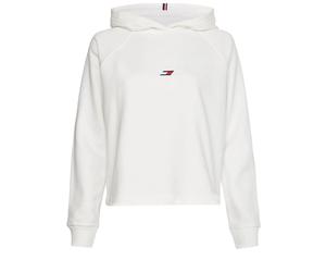 Felpa da tennis da donna Tommy Hilfiger Relaxed TH Graphic - ecru - Bianco (XS)