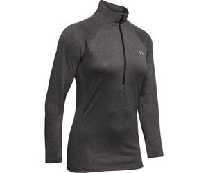 Felpa da tennis da donna Under Armour Tech 1/2 Zip - carbon heather/metallic silver - Grigio (S)