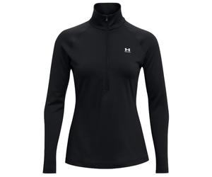 Felpa da tennis da donna Under Armour Women's ColdGear Authentics 1/4 Zip - black/white - Nero (L)