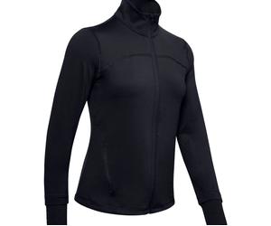 Felpa da tennis da donna Under Armour Women's Rush Full Zip - Nero (L)