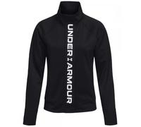 Felpa da tennis da donna Under Armour Women's UA Rush Tricot Jacket - black/white - Nero (S)