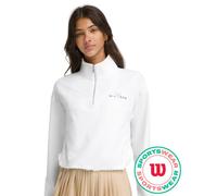 Felpa da tennis da donna Wilson Core Davenport Half Zip - Bianco (L)
