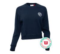 Felpa da tennis da donna Wilson Sideline Crew - Blu (L)