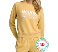 Felpa da tennis da donna Wilson Sideline Crew - golden - Giallo (XS)