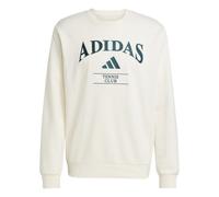 Felpa da uomo adidas Heritage Graphic Crew Sweatshirt Chalk White / Aurora Ivy L
