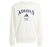 Felpa da tennis da uomo Adidas Heritage Graphic Long Sleeve Crew - Bianco (XL)