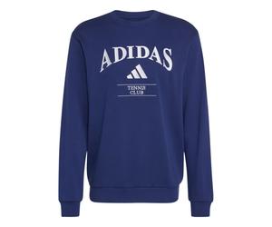 Felpa da tennis da uomo Adidas Heritage Tennis Graphic Pullover - dark blue/white - Blu (L)