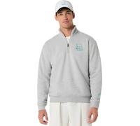 Asics Court Core Graphic Half Zip Sweatshirt Grigio XL Uomo