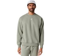 Felpa da tennis da uomo Asics Fleece Crew-Neck Top Relaxed - lichen green - Verde (S)