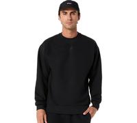 Felpa da tennis da uomo Asics Fleece Crew-Neck Top Relaxed - performance black - Nero (S)