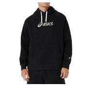 Felpa da tennis da uomo Asics Logo Fleece Hoodie - performance black - Nero (M)