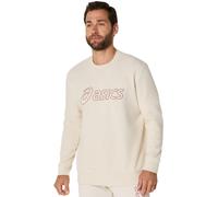 Felpa da tennis da uomo Asics Sweat Shirt - Beige (L)