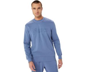 Felpa da tennis da uomo Asics Sweat Shirt - denim blue/thunder blue - Blu (M)