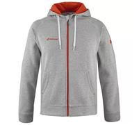 Felpa da tennis da uomo Babolat Exercise Hood Jacket Men - high rise - Grigio (L)