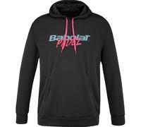 Felpa da tennis da uomo Babolat Padel Hood Sweat Men - black/black - Nero (L)