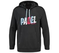 Felpa da tennis da uomo Babolat Padel Hood Sweat Men - black/black - Nero (S)