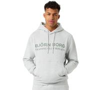 Felpa da tennis da uomo Björn Borg Classic Print - ultra light grey melange - Grigio (M)
