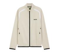 Felpa da tennis da uomo BOSS TOC Spin Full Zip - light beige - Beige (XL)