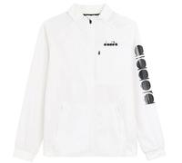 Felpa da tennis da uomo Diadora FZ Jacket M - optical white - Bianco (M)