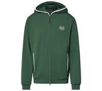 Felpa da tennis da uomo EA7 Tennis Zip-Up Hooded - cilantro - Verde (M)