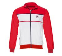 Felpa da tennis da uomo Fila Jacket Max M - white/fila red - Bianco (L)