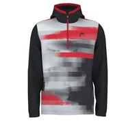 Felpa da tennis da uomo Head Topspin Hoodie - black/print vision - Multicolore (M)