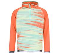 Felpa da tennis da uomo Head Topspin Hoodie - pastell green/print vision - Arancione (L)