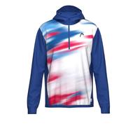 Felpa da tennis da uomo Head Topspin - white/royal/red - Multicolore (L)