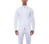 Felpa da tennis da uomo Hydrogen Tech FZ Sweatshirt Skull - Bianco (XXL)