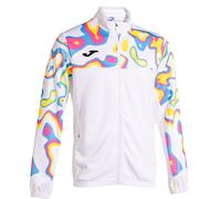 Felpa da tennis da uomo Joma Torneo Capsule Full Zip - Bianco (M)
