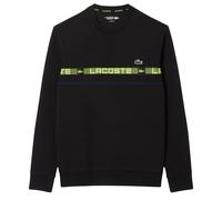 Felpa da tennis da uomo Lacoste Branded Stripe - black - Nero (M)