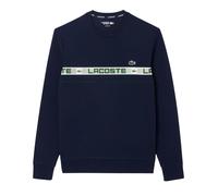 Felpa da tennis da uomo Lacoste Branded Stripe - blue marine - Blu (L)