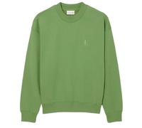Felpa da tennis da uomo Lacoste Embroidered Fleece - lamb's lettuce - Verde (L)