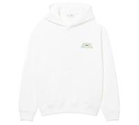 Felpa da tennis da uomo Lacoste Multi Print Fleece - white - Bianco (XL)